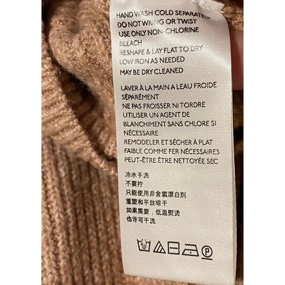 Free People Sienna Pink Wrap Knit Belted Sweater Dress Med. NWOT